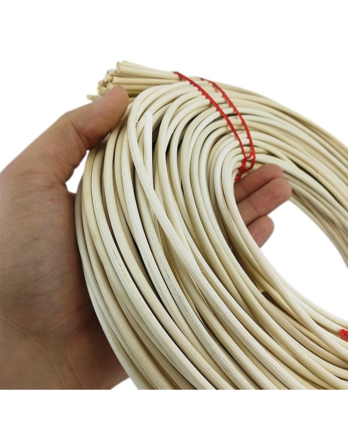 Rattan Doğal Bambu Çubuk 3 KG - 4 mm Örgü Rattan İp