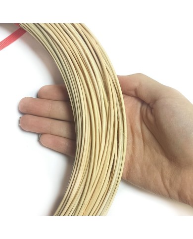 Rattan Doğal Bambu Çubuk 250gr Brüt - 2mm Örgü Rattan İp