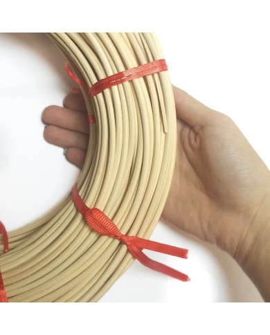 Rattan Doğal Bambu Çubuk 1 KG Brüt - 3,5 mm Örgü Rattan İp