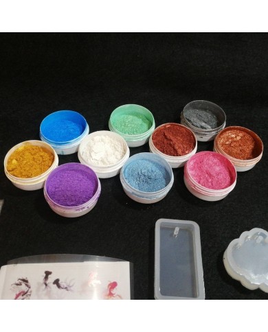 Anahtarlık ve Takı Reçine Epoksi Seti - Boya Seçmeli - A03