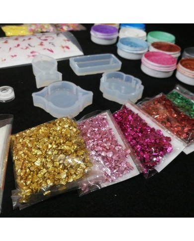 Anahtarlık ve Takı Reçine Epoksi Seti - Boya Seçmeli - A03