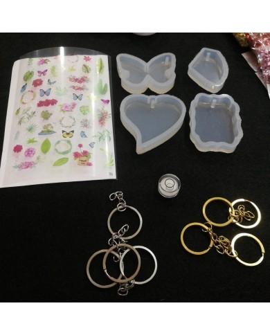 Anahtarlık ve Takı Reçine Epoksi Seti - Boya Seçmeli - A06