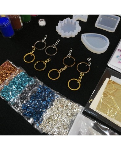 Anahtarlık ve Takı Reçine Epoksi Seti - Boya Seçmeli - A08