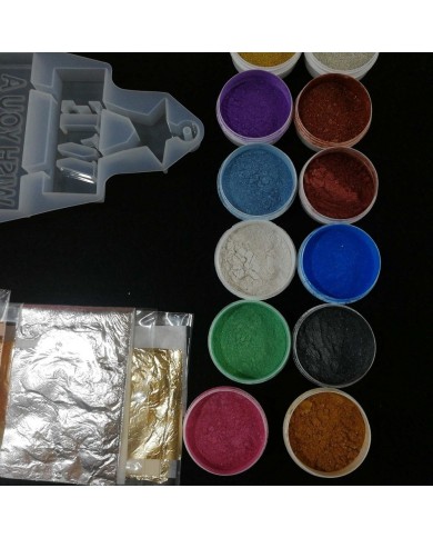 Yılbaşı Süsleme Reçine Epoksi Seti - Boya Seçmeli - A128