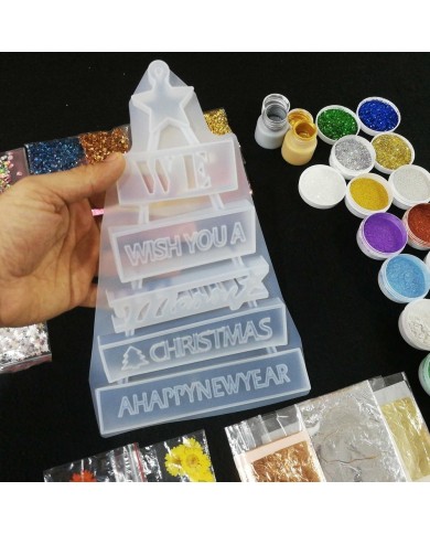 Yılbaşı Süsleme Reçine Epoksi Seti - Boya Seçmeli - A128