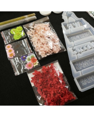 Yılbaşı Süsleme Reçine Epoksi Seti - Boya Seçmeli - A129