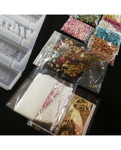 Yılbaşı Süsleme Reçine Epoksi Seti - Boya Seçmeli - A129