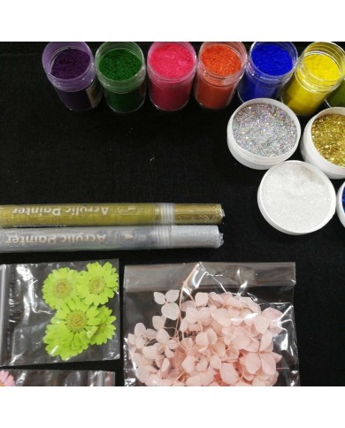 Yılbaşı Süsleme Reçine Epoksi Seti - Boya Seçmeli - A129