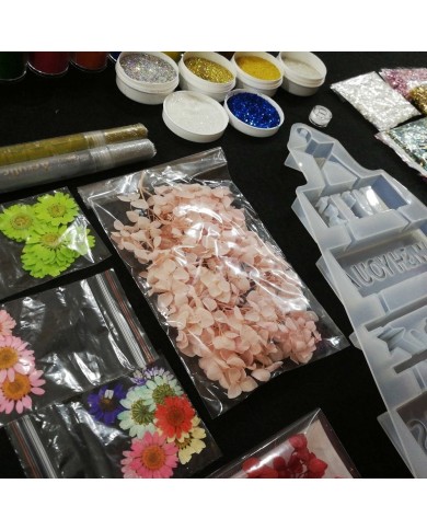 Yılbaşı Süsleme Reçine Epoksi Seti - Boya Seçmeli - A129