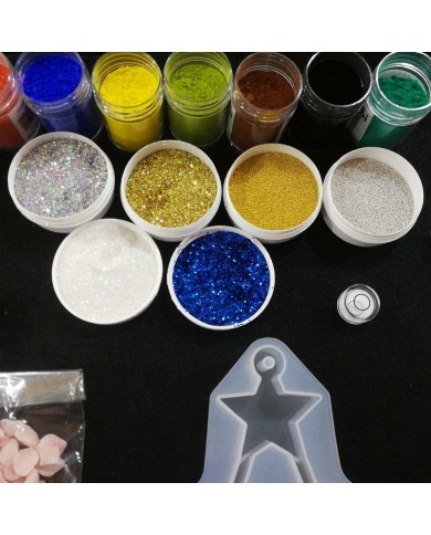 Yılbaşı Süsleme Reçine Epoksi Seti - Boya Seçmeli - A129