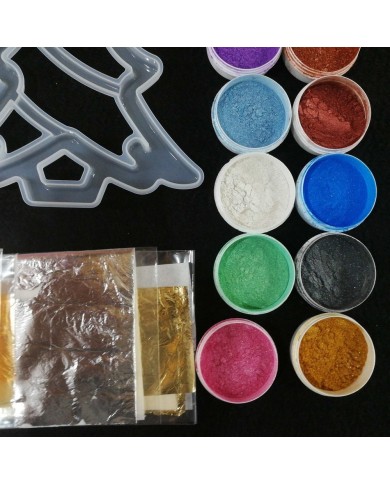 Yılbaşı Süsleme Reçine Epoksi Seti - Boya Seçmeli - A130