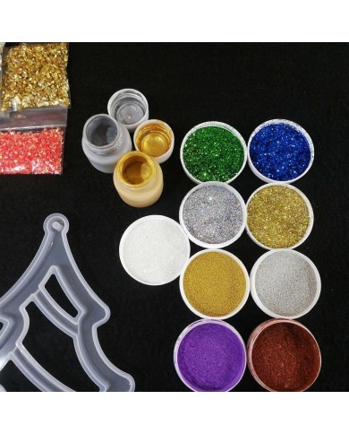 Yılbaşı Süsleme Reçine Epoksi Seti - Boya Seçmeli - A130