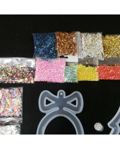 Yılbaşı Süsleme Reçine Epoksi Seti - Boya Seçmeli - A130