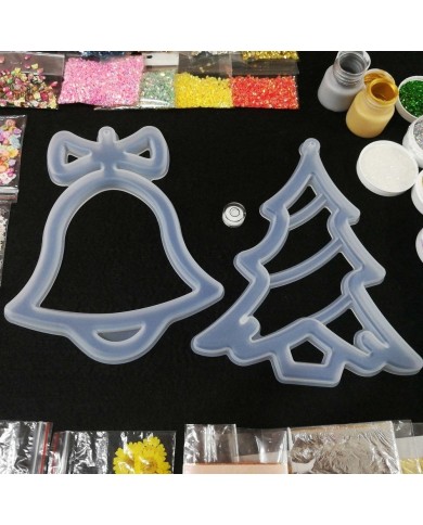 Yılbaşı Süsleme Reçine Epoksi Seti - Boya Seçmeli - A130