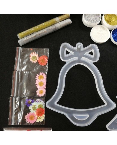 Yılbaşı Süsleme Reçine Epoksi Seti - Boya Seçmeli - A131