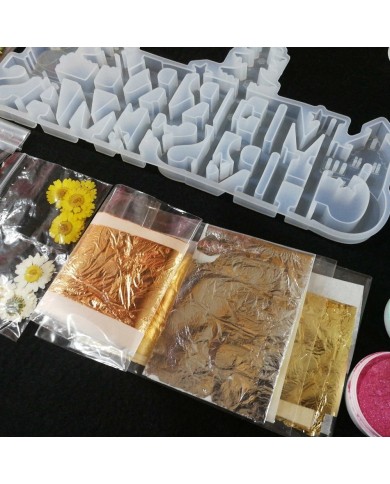 Yılbaşı Merry Chrıstmas Reçine Epoksi Seti - Boya Seçmeli - A132