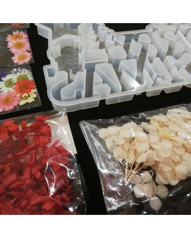 Yılbaşı Merry Chrıstmas Reçine Epoksi Seti - Boya Seçmeli - A133