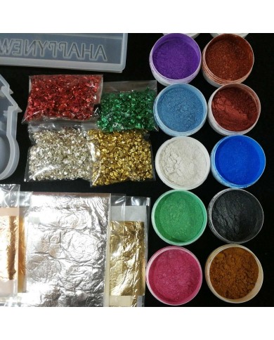 Yılbaşı Merry Chrıstmas Reçine Epoksi Seti - Boya Seçmeli - A134