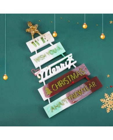 Yılbaşı Merry Chrıstmas Reçine Epoksi Seti - Boya Seçmeli - A134