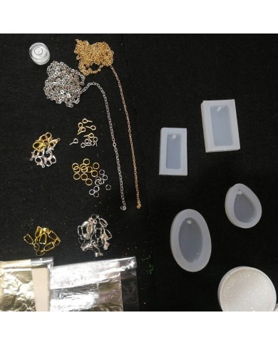 Anahtarlık ve Takı Reçine Epoksi Seti - Boya Seçmeli - A23