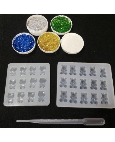 Hello Kitty Takı ve Anahtarlık Reçine Epoksi Seti - A41