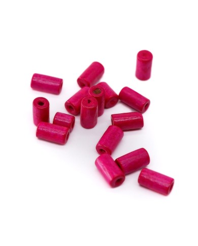 Ahşap Silindir Boncuk - 50 Gram