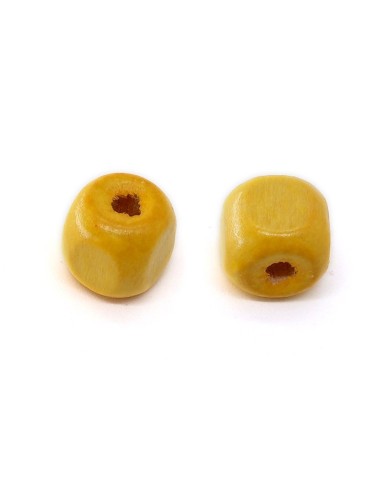 Ahşap Küp Boncuk - 50 Gram