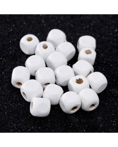 Ahşap Küp Boncuk - 50 Gram