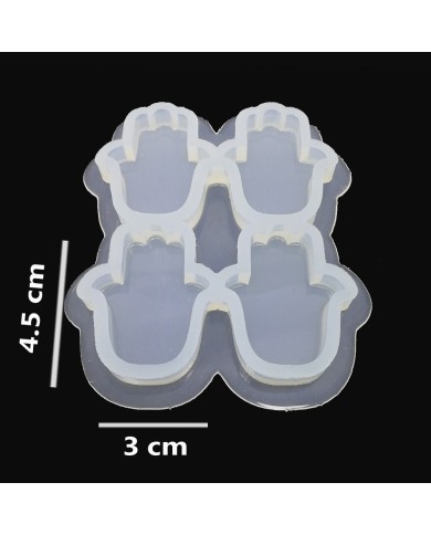 Fatme Eli Dörtlü Magnet Kalıbı Reçine Epoksi Seti - A50