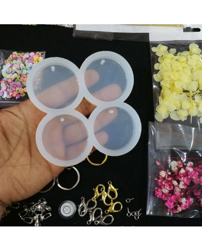 Magnet Kalıbı Yuvarlak Reçine Epoksi Seti - A57