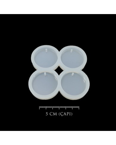 Magnet Kalıbı Yuvarlak Reçine Epoksi Seti - A57