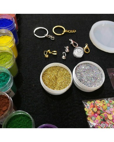 Magnet Kalıbı Yuvarlak Reçine Epoksi Seti - A58