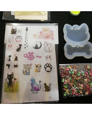 Hello Kitty Kalıbı Reçine Epoksi Seti - A77