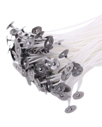 Mum Fitili Hazır Kopçalı -12 Cm - 25 Adet