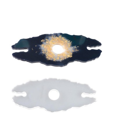 Reçine Epoksi Silikon Kalıp Bardak altı, Şaraplık -Kod:208