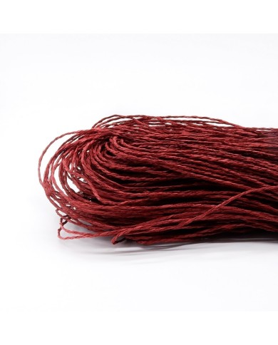 1 Kg Kağıt İp - Koyu Kırmızı - No 117