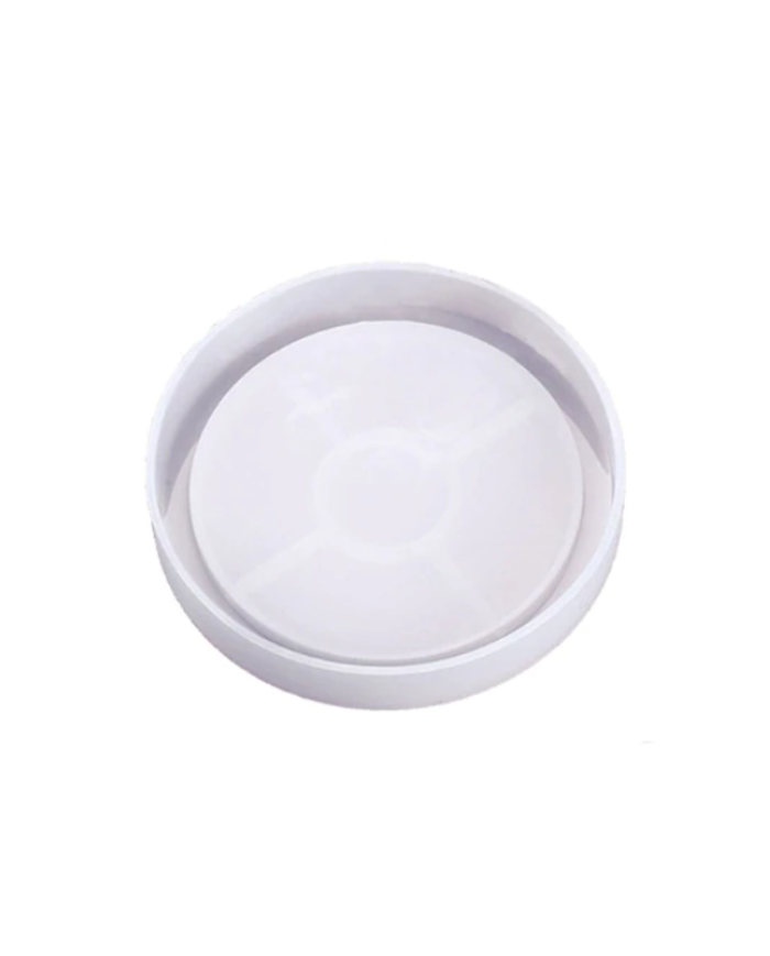 Yuvarlak Bardak Altı Reçine Epoksi, Mum, Sabun ve Beton Kalıbı - Kod: 19