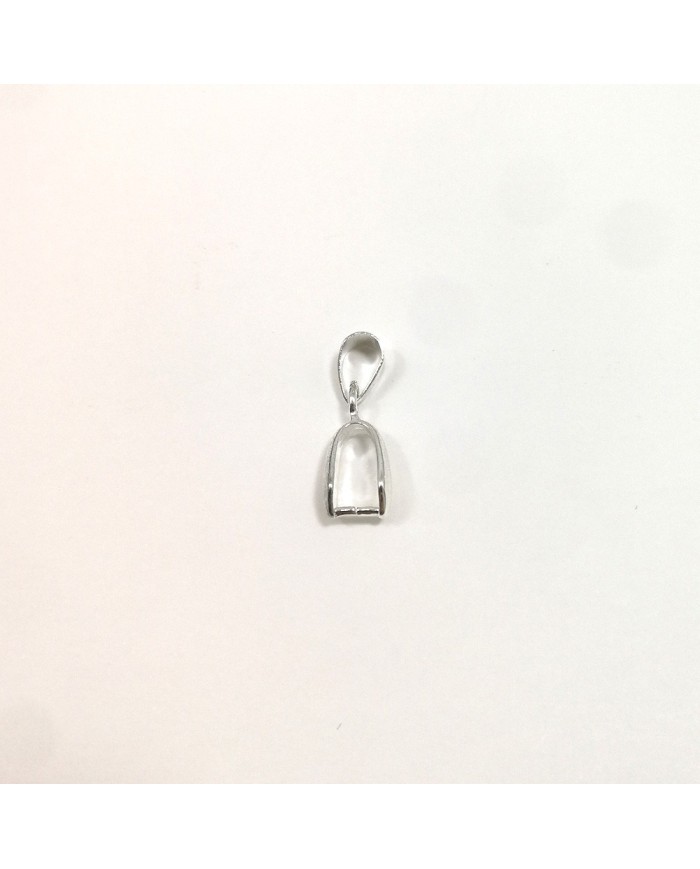 Reçine Epoksi Takı Kıskacı - Gümüş - 6.5 mm - 25 Adet