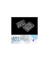 10'lu Kolye Küpe Silikon Reçine Epoksi Kalıp -Kod:365