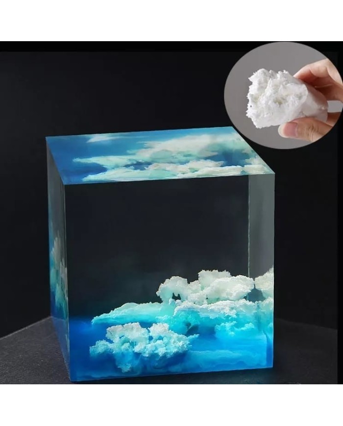Küp Reçine Epoksi Silikon Kalıp - Büyük - 6,5'a 6,5cm- Kod:239