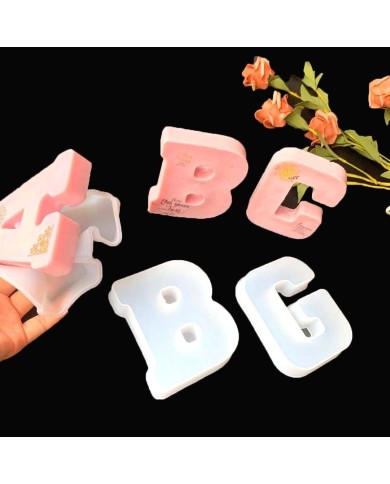 Büyük Reçine Epoksi Silikon Kalıp Big Boy Harf - N