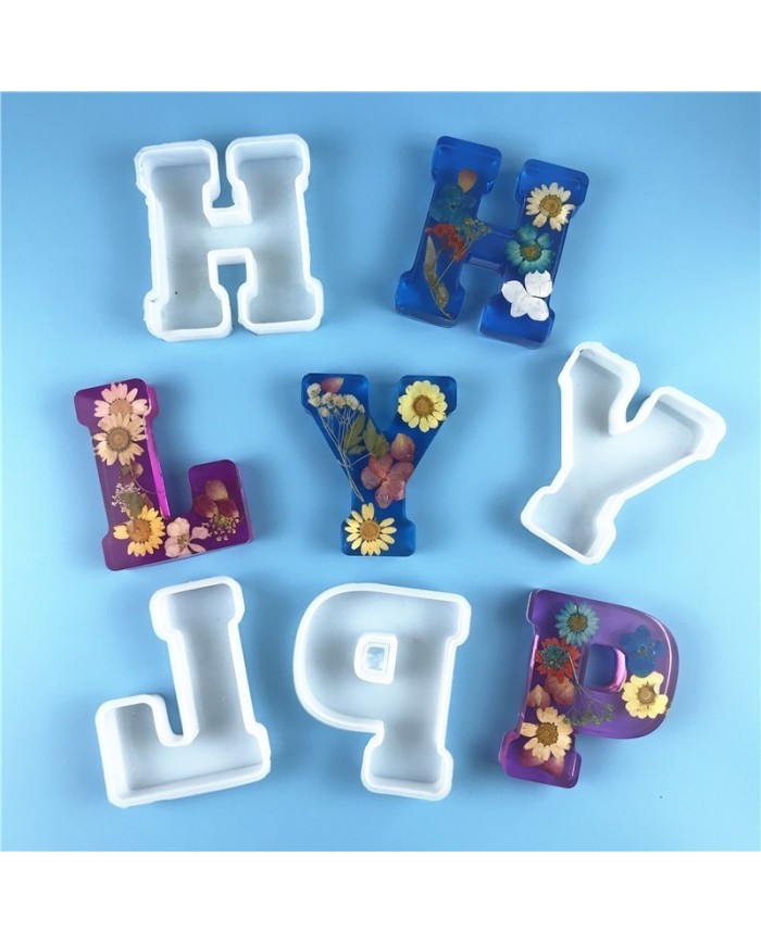 Büyük Reçine Epoksi Silikon Kalıp Big Boy Harf - L