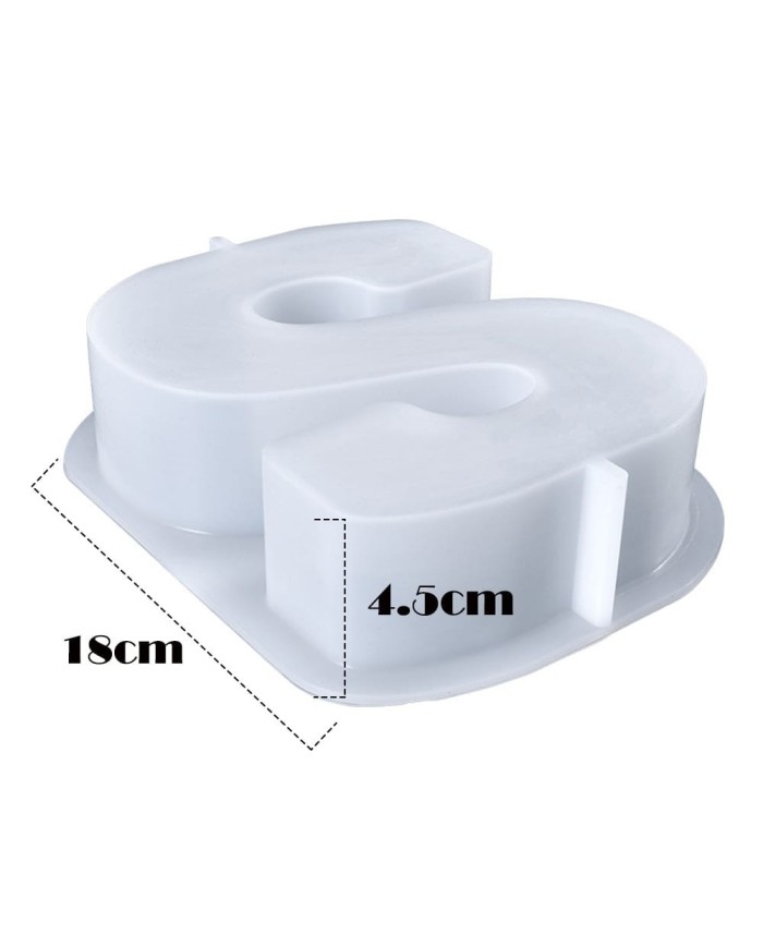 Büyük Reçine Epoksi Silikon Kalıp Big Boy Harf - T