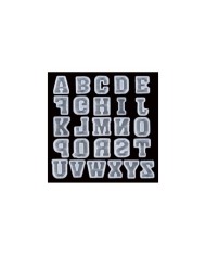 Büyük Reçine Epoksi Silikon Kalıp Big Boy Harf - X
