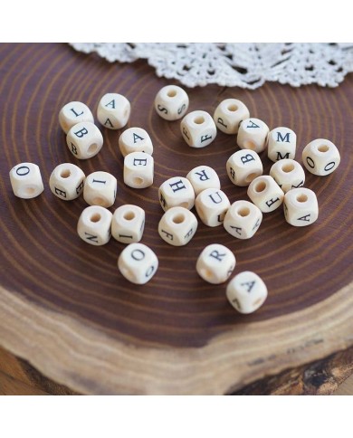 Ahşap Harf Boncuk 10mm 100 gr