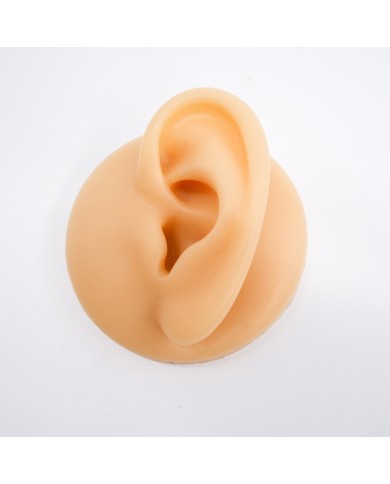 Silikon Kulak Ten Renk Sol 1 Adet - Takı ve Bijuteri Küpe Mankeni