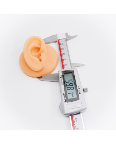 Silikon Kulak Ten Renk Sol- Sağ 1 Takım - Takı ve Bijuteri Küpe Mankeni