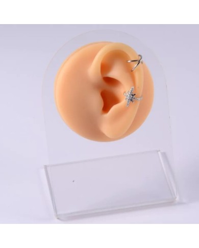 Silikon Kulak Ten Renk Sol- Sağ 10 Takım - Takı ve Bijuteri Küpe Mankeni