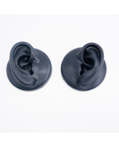 Silikon Kulak Ten Renk Sol- Sağ 1 Takım - Takı ve Bijuteri Küpe Mankeni