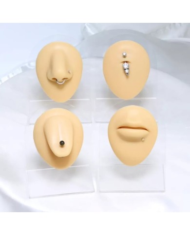 Silikon Burun 1 Adet - Takı ve Bijuteri Mankeni Renk Seçenekli